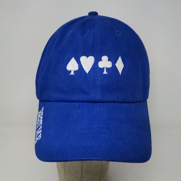 Milwaukee's Best Light Strapback Hat Blue OSFA Embroidered Logo Cards Poker - Picture 3 of 13